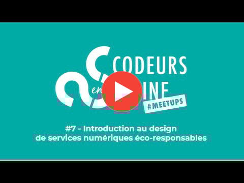 Vidéo Meetup Codeurs en Seine - Guide du Designer Éthique par Aurélie Baton et Anne Faubry