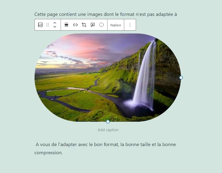 exemple sur wordpress