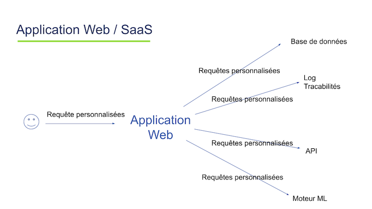 Une application web est beaucoup plus complexe et peut entraîner des usages complètement différents des ressources informatiques.